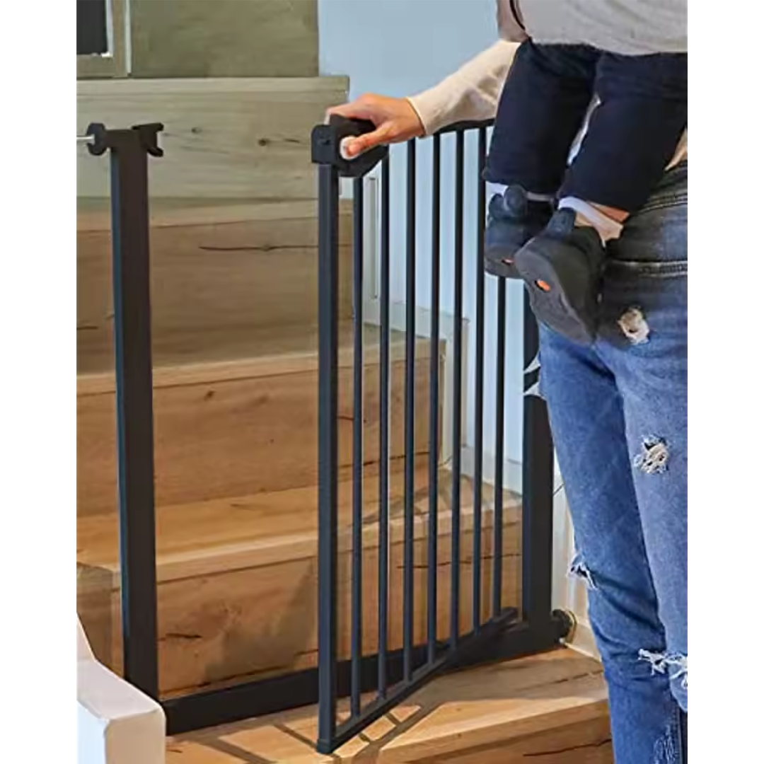 Baby Stair and Door Gate with Automatic Triple Lock