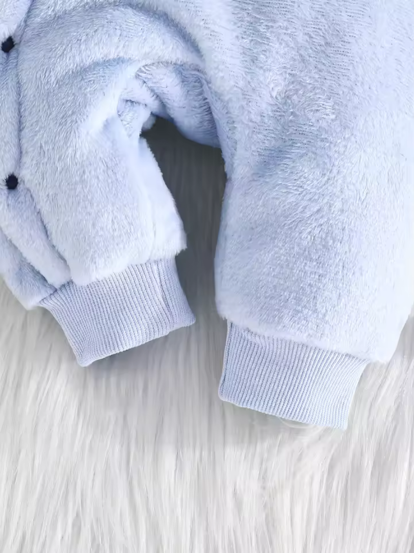 Embroidered Bear Onesie