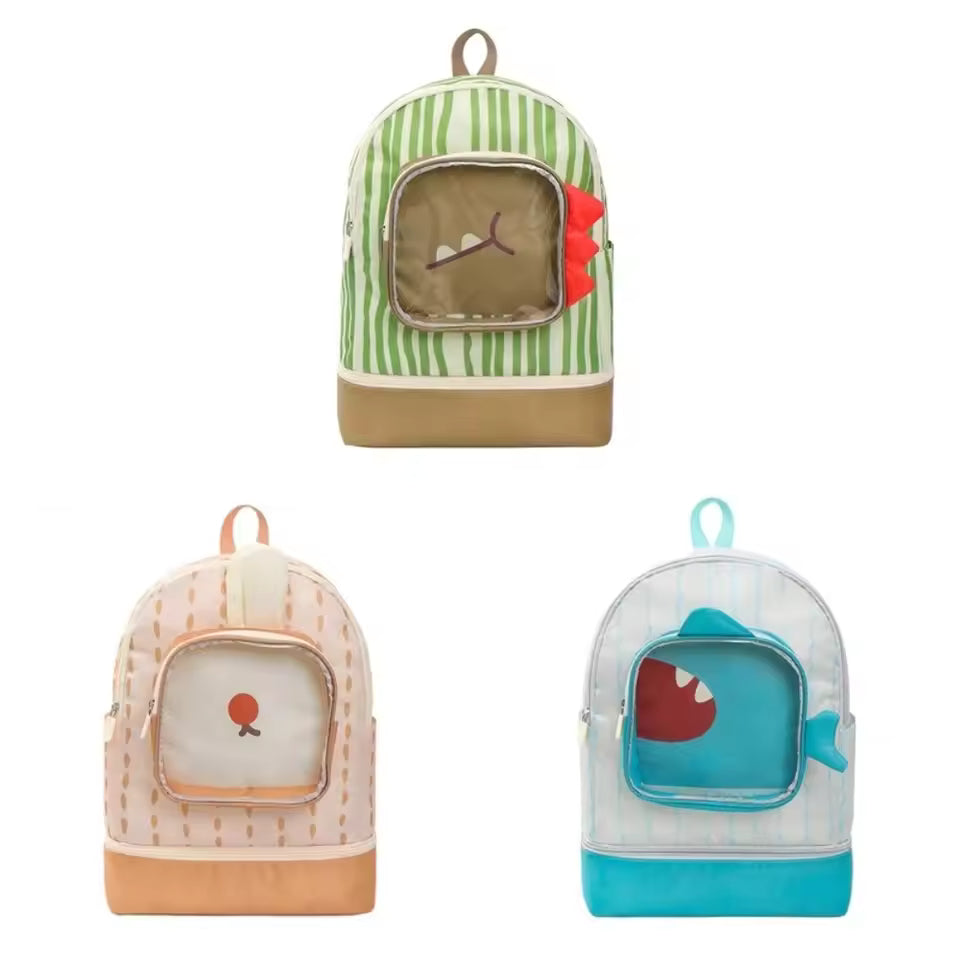 Swimming bag with dry and wet separation