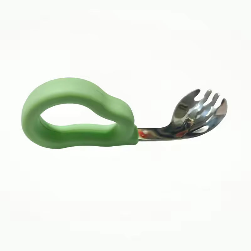 Soft Silicone Spoon and Fork for Babies