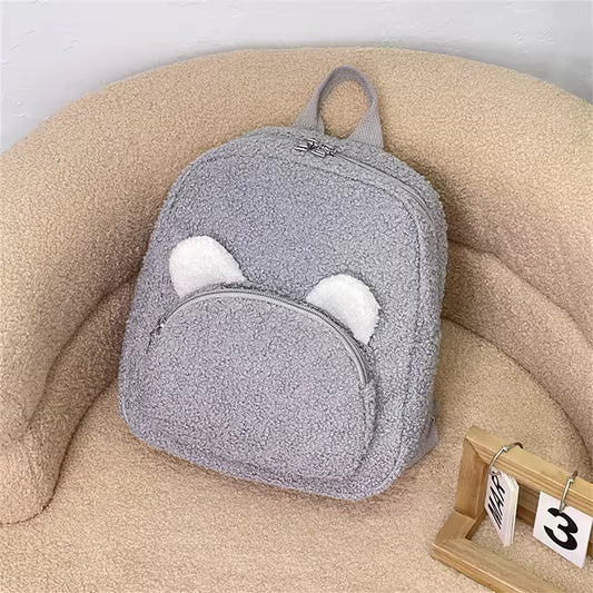 Cartoon Bear Plush Backpack