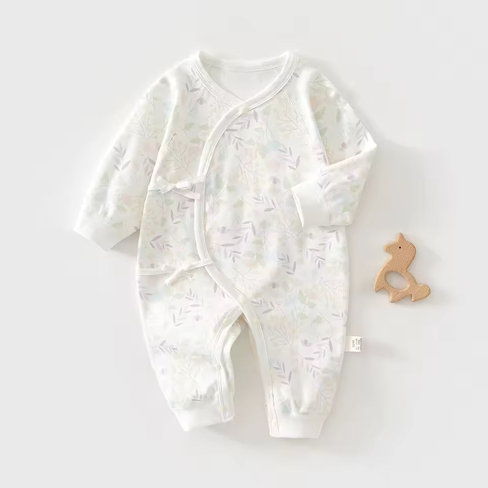 Baby Jumpsuit with Natural Print