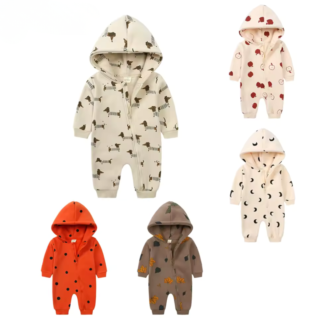 Newborn Baby Fleece Overall