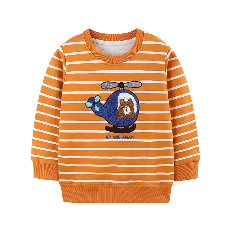 Toddler Cartoon Print Sweatshirt