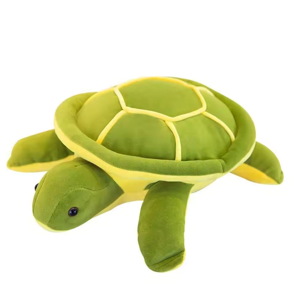 Soft Green Turtle Plush Toy