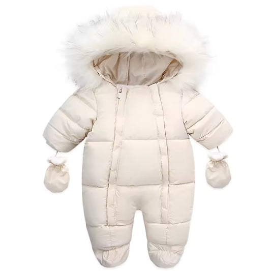 Cotton Winter Overall with Gloves