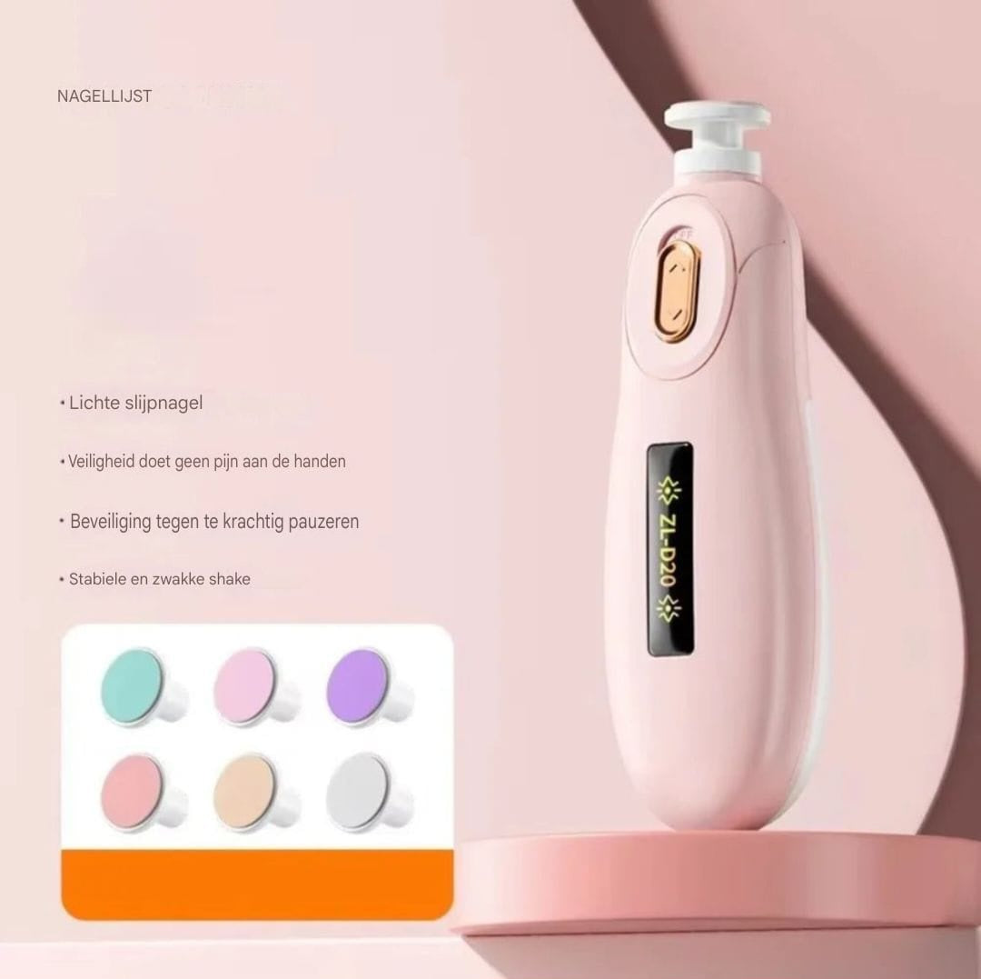 Electric Baby Nail Trimmer – Silent Nail Grinder