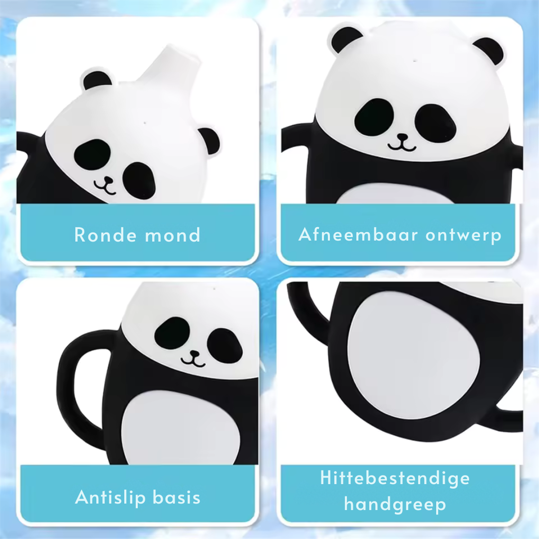 Silicone Children's Cup with Spill-Proof Straw