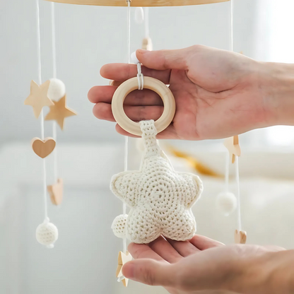 Hanging Baby Toy for Soothing Sleep with Music