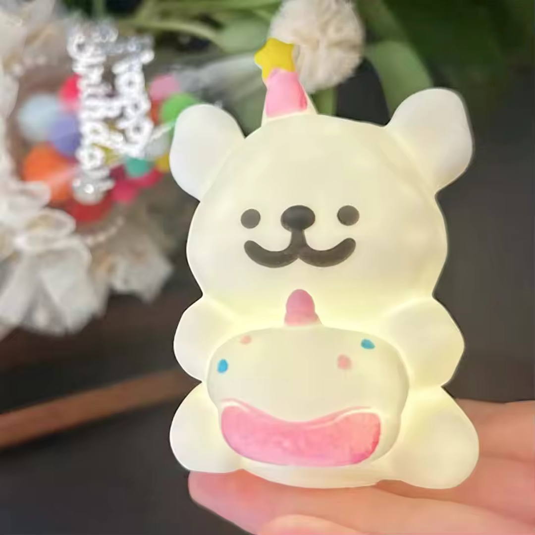 Cute Dog Night Light Set
