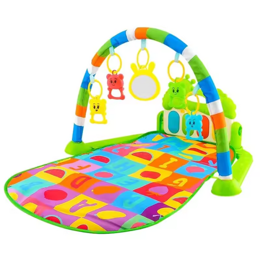 Baby Play Mat with Hanging Animal Friends