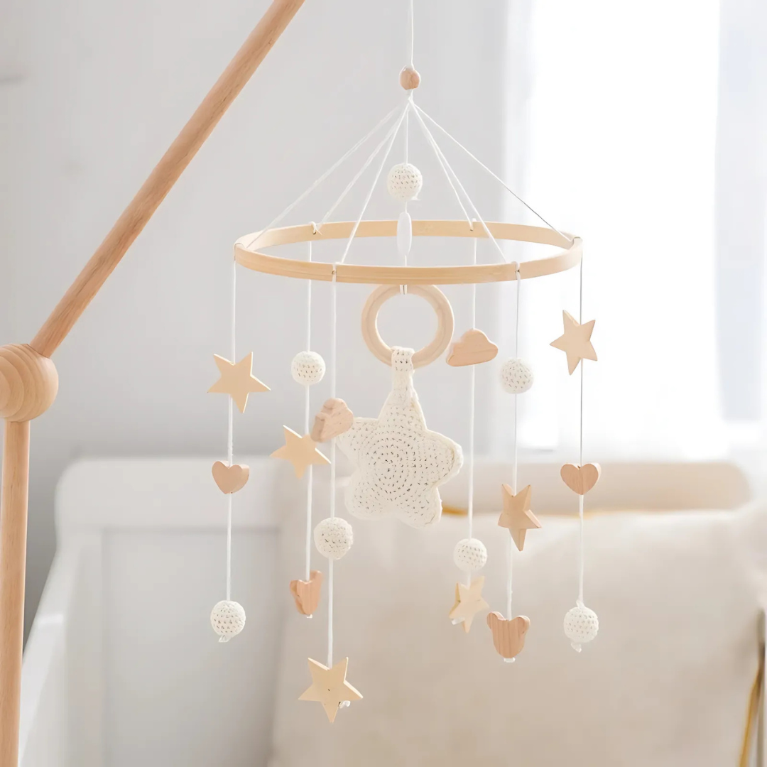 Hanging Baby Toy for Soothing Sleep with Music