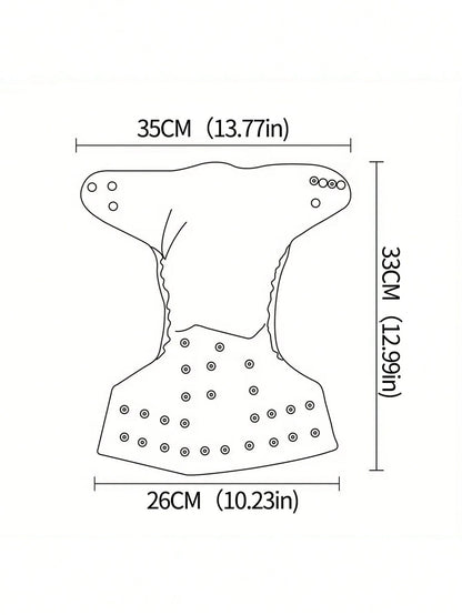 3 Piece Reusable Cloth Diaper Set – Elephant &amp; Giraffe 