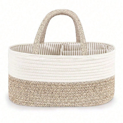 Multifunctional Handwoven Storage Basket Organizer 
