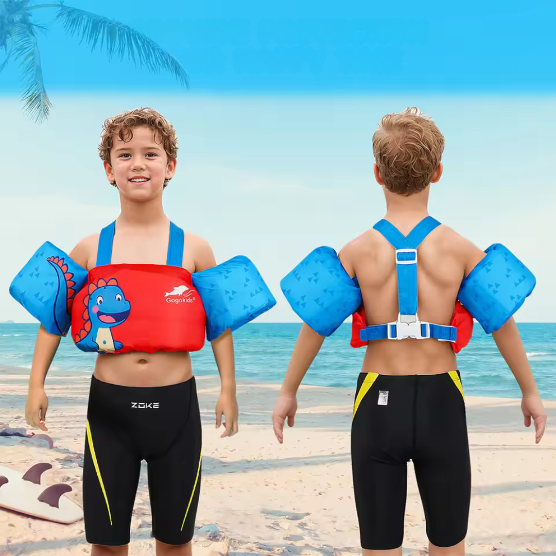 Children's life jacket with arms