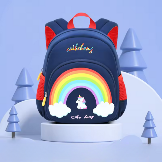 Children's backpack with cartoon print