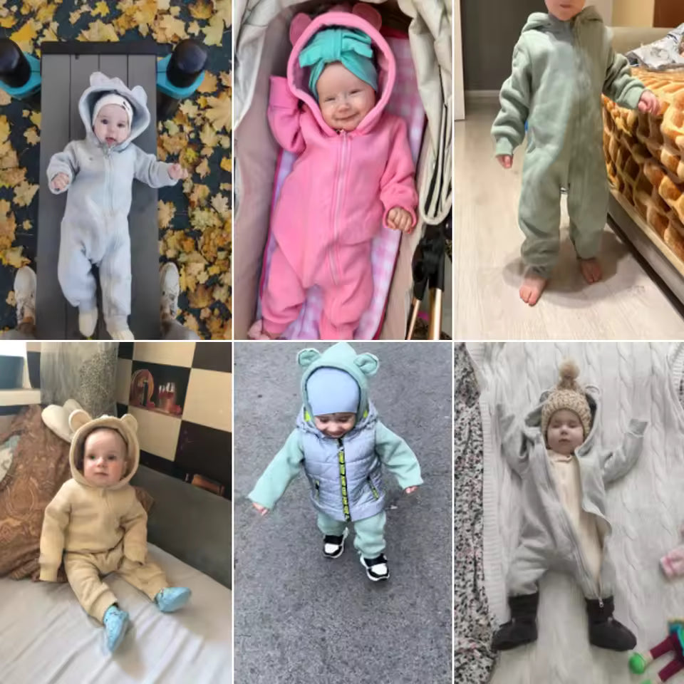 Plush Dinosaur Suit for Babies 