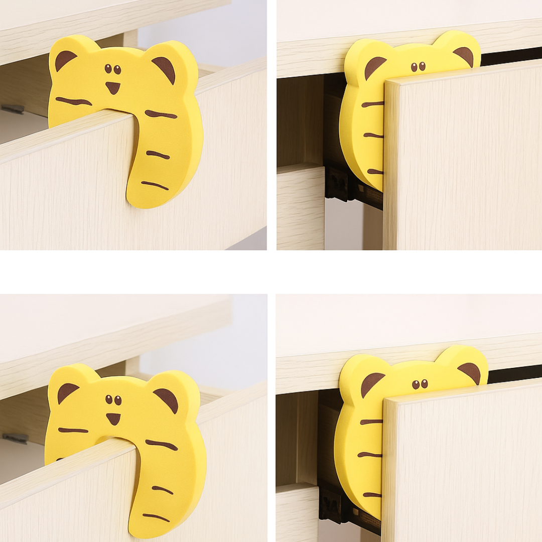 Soft Door Stopper Set for Baby Finger Protection