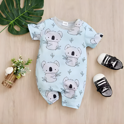 Baby Koala Print Jumpsuit
