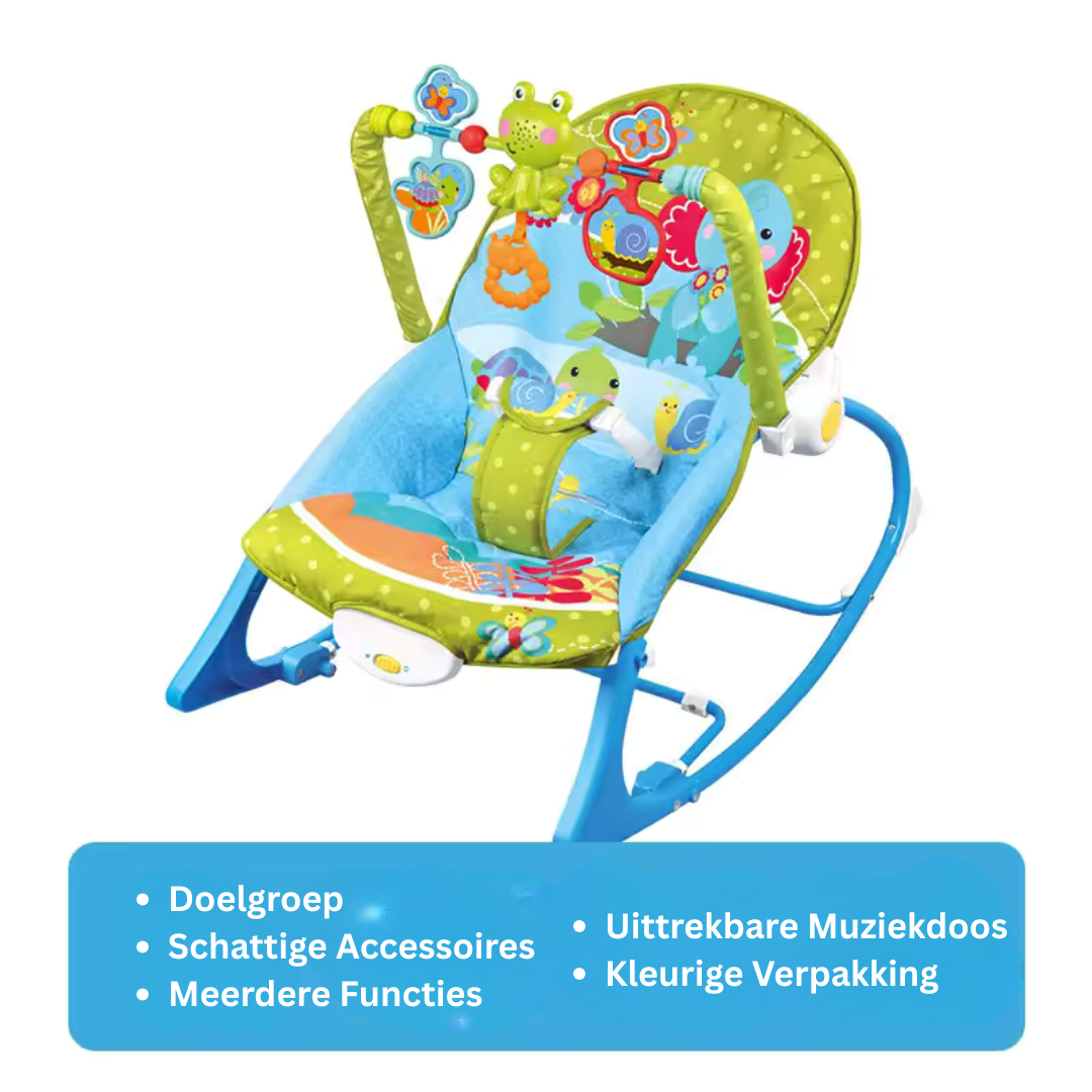 Rocking Chair with Baby Toy Frame