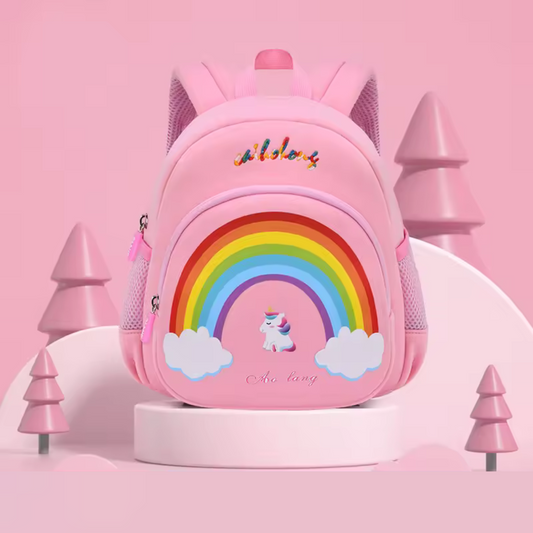 Children's backpack with cartoon print