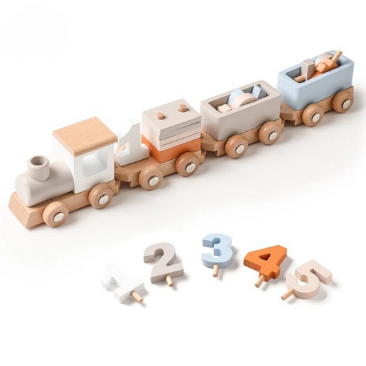 PlayTrolley - Wooden Baby Train