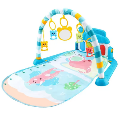 Baby Play Mat with Hanging Animal Friends