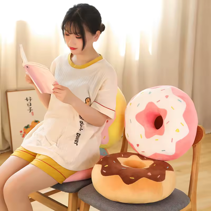 Soft Donut Plush Pillow