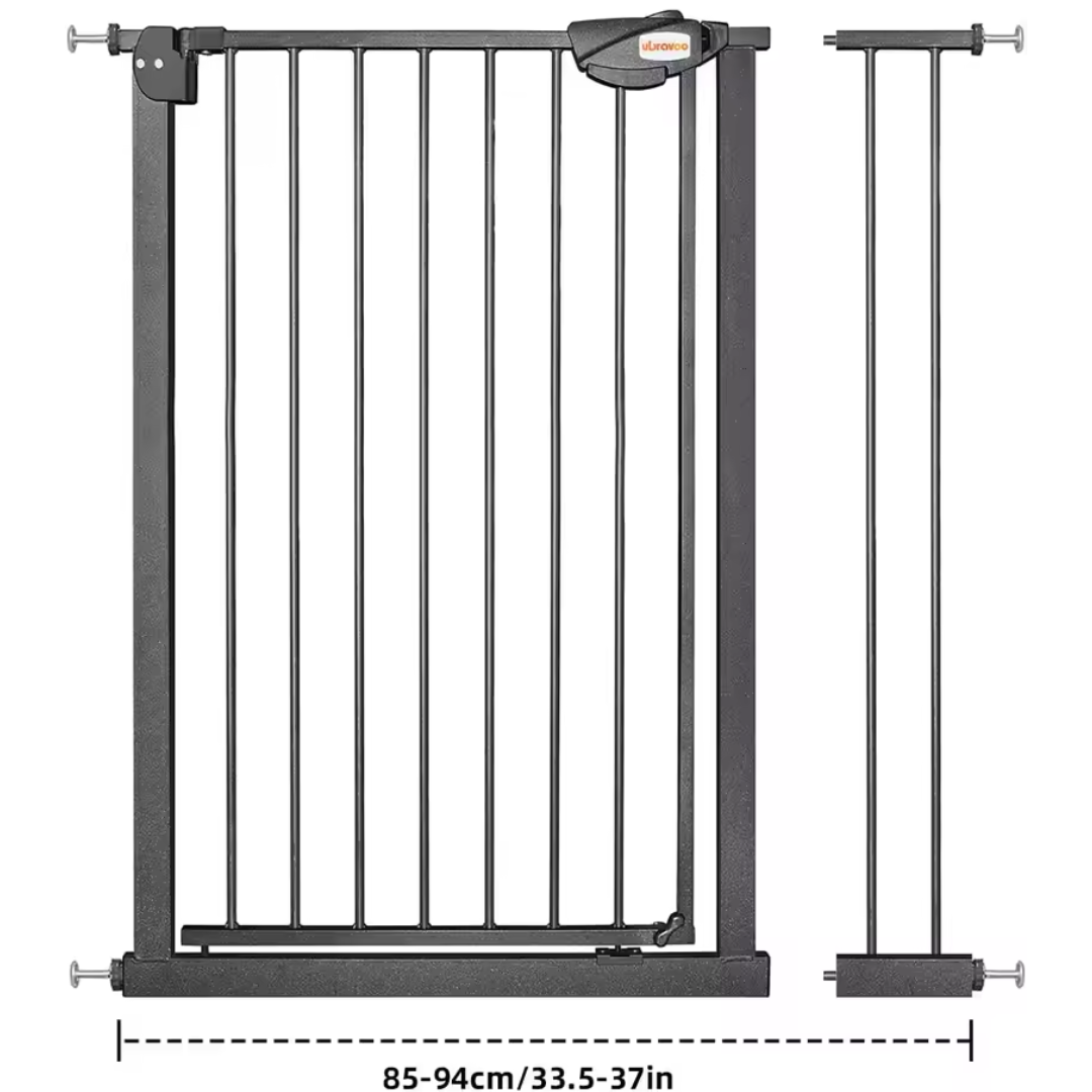 Baby Stair and Door Gate with Automatic Triple Lock