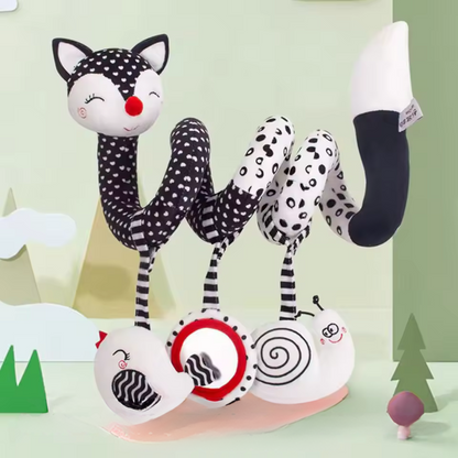 Stroller Play Arch with Plush Animals