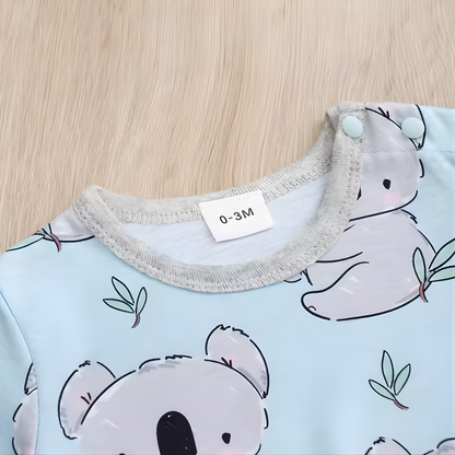 Baby Koala Print Jumpsuit