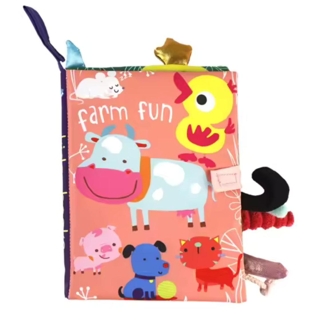 Interactive Baby Book with Animals