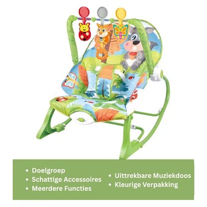 Rocking Chair with Baby Toy Frame