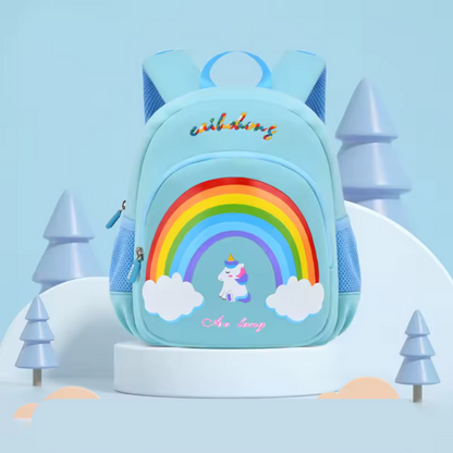 Children's backpack with cartoon print