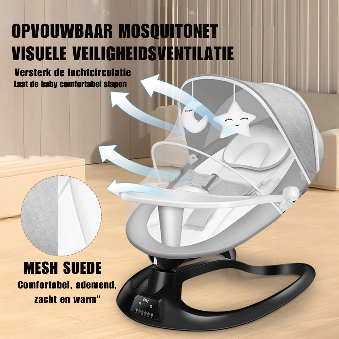 Electric Baby Rocking Chair with Mosquito Net