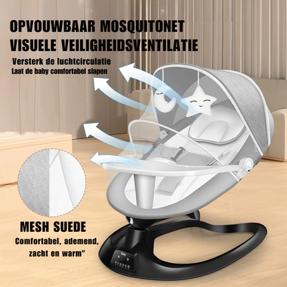 Electric Baby Rocking Chair with Mosquito Net