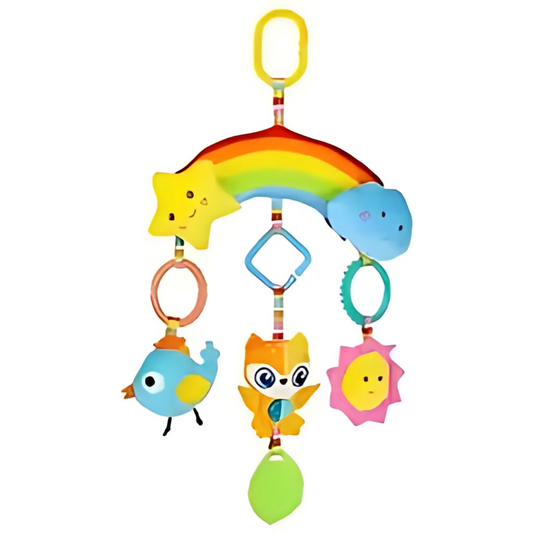 Sensory toys with cheerful rainbow figures