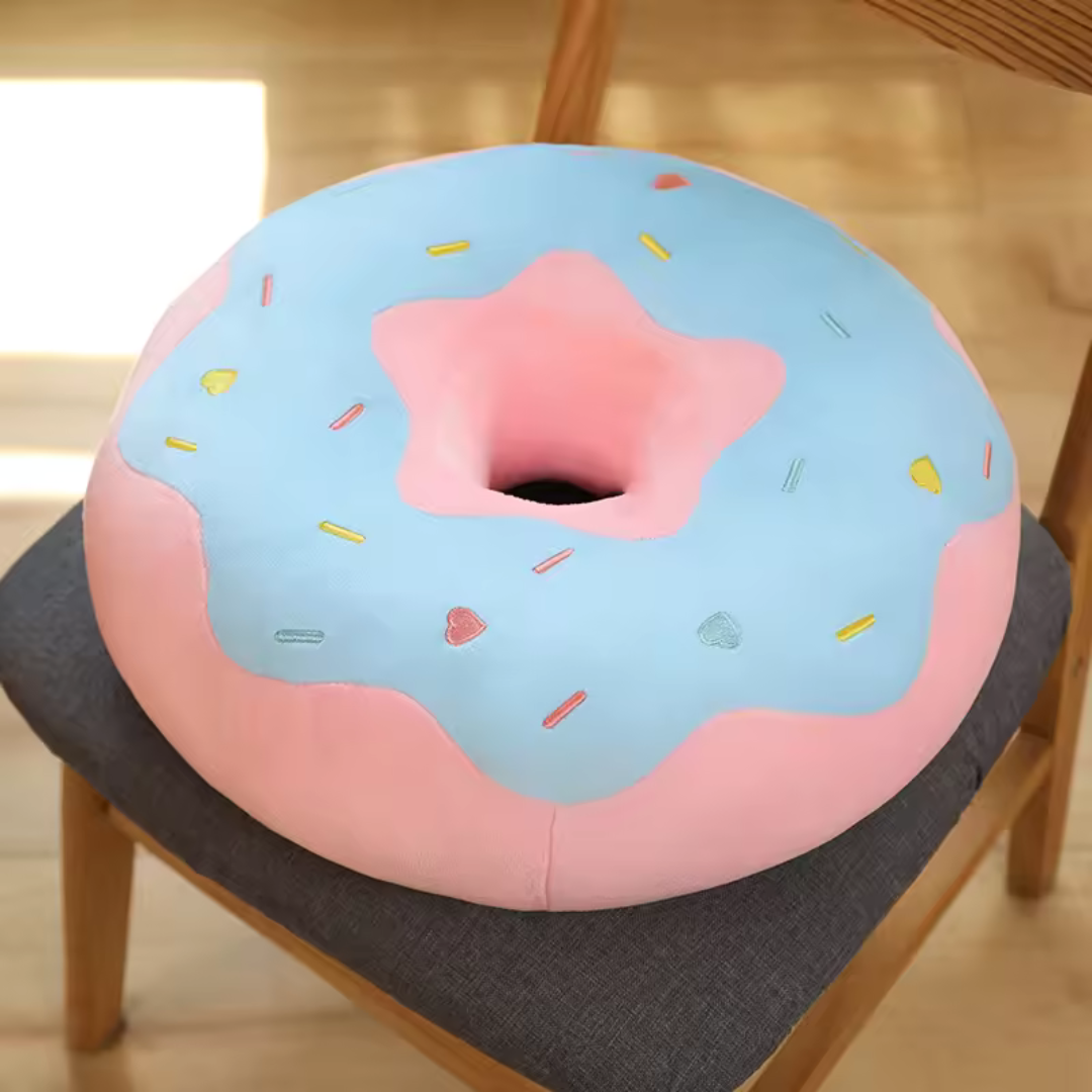 Soft Donut Plush Pillow