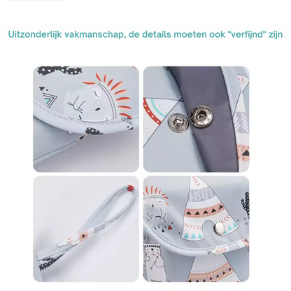 Waterproof Diaper Bag with Cartoon Print