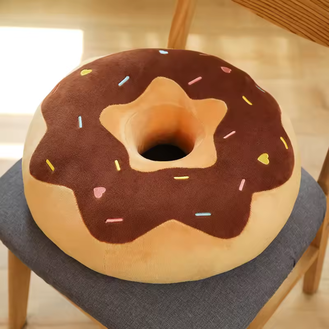 Soft Donut Plush Pillow