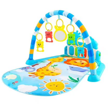 Baby Play Mat with Hanging Animal Friends
