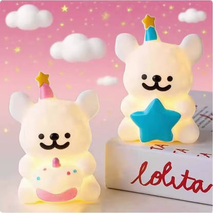 Cute Dog Night Light Set