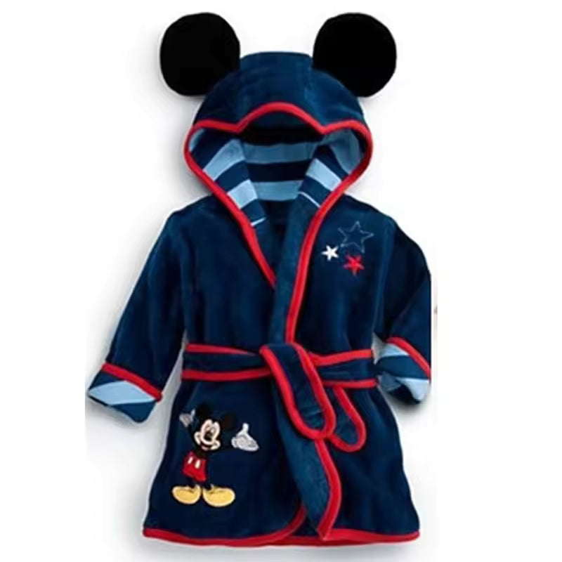 Princess Themed Children's Bathrobe with Hood