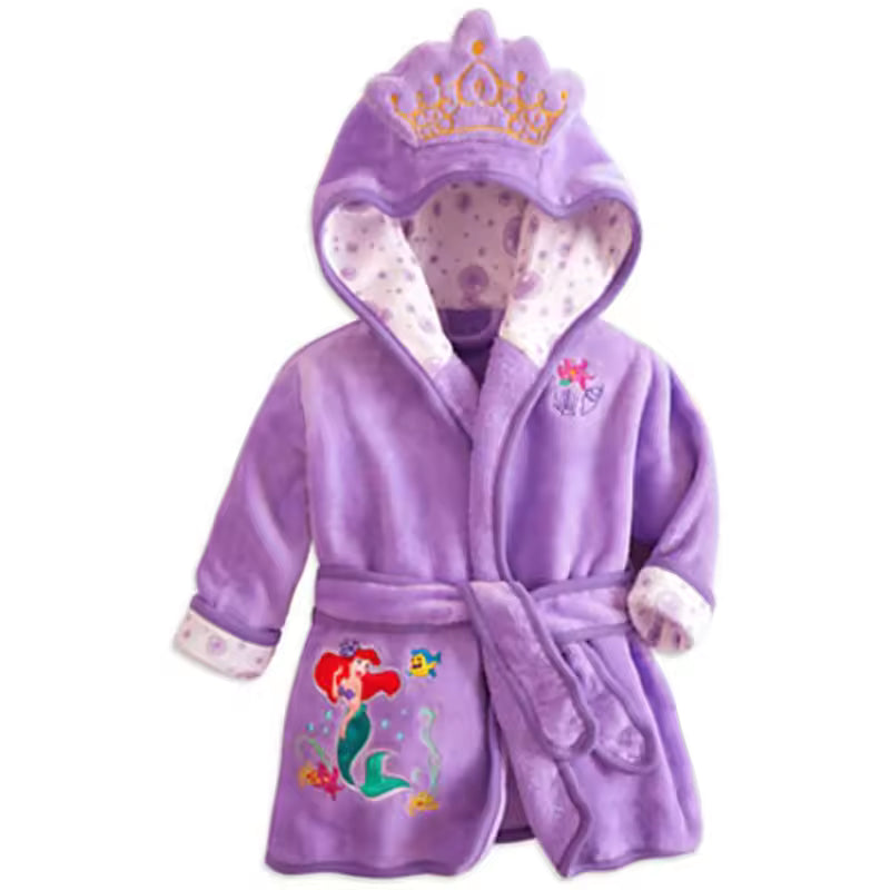 Princess Themed Children's Bathrobe with Hood