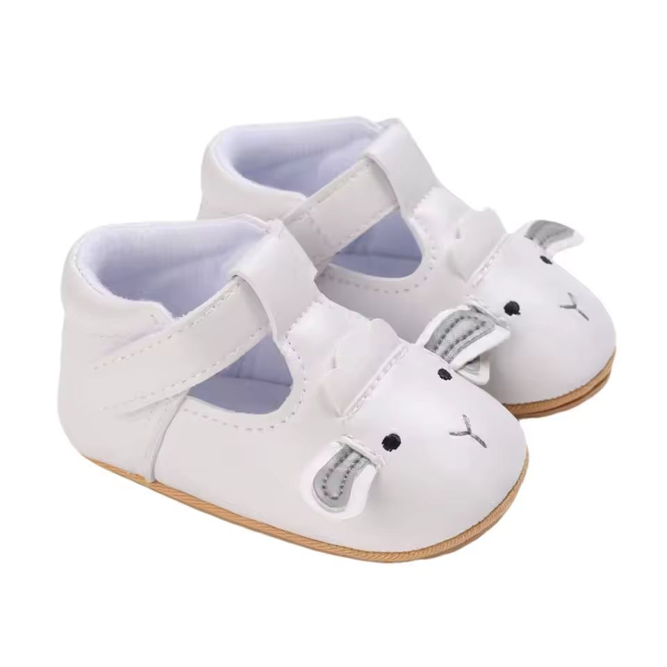 Cute Baby Moccasins with T-Closure Strap
