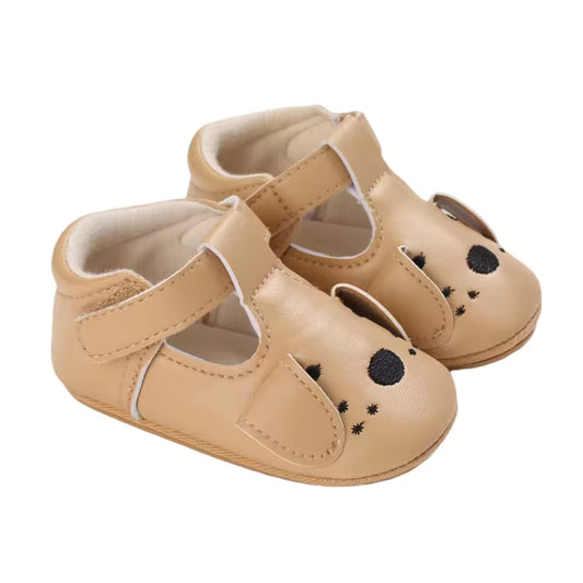 Cute Baby Moccasins with T-Closure Strap