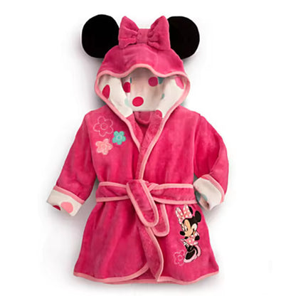 Princess Themed Children's Bathrobe with Hood
