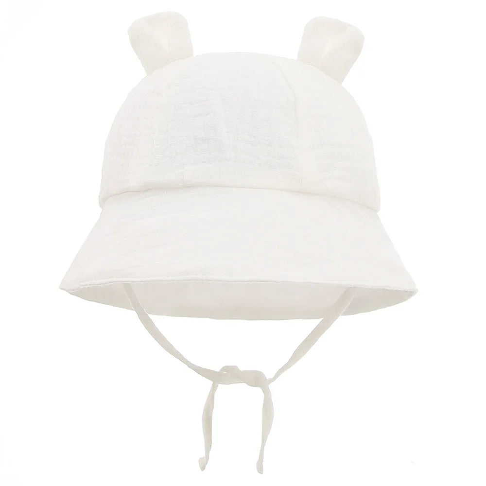 Baby Sun Hat with Bunny Ears