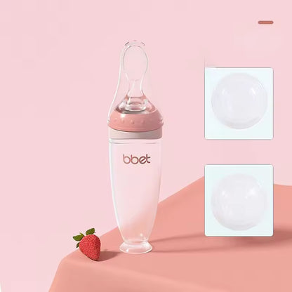 Silicone Baby Feeding Bottle Spoon