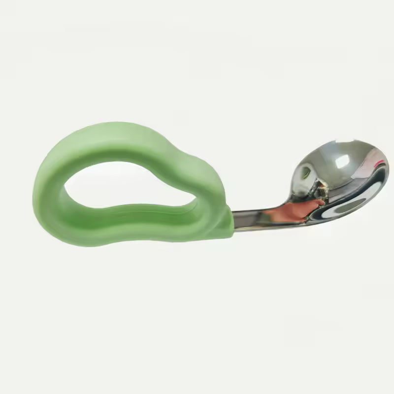 Soft Silicone Spoon and Fork for Babies